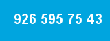 926 595 75 43